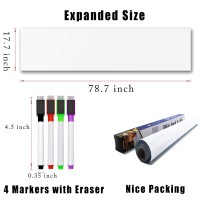 Self Adhesive White Board Paper Dry Erase Wall Stickers Roll 177 X 787 65 Feet Message Board Wallpaper Decal For Scho