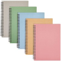 Paper Junkie 5 Pack Spiral Journal Small Notebooks Bulk 6 X 8 With 120 Lined Pages For Work Students School Writing 5