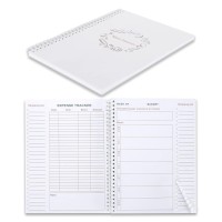 Weekly Meal Planner Notebook And Food Planner With Easy Tear Off Grocery List Expense Tracker Organizer 52 Weeks 10X7 S