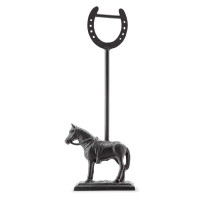 Horse And Horseshoe Doorstop