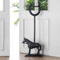 Horse And Horseshoe Doorstop