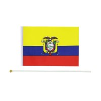 Ecuador Flag Ecuadorian Hand Held Small Mini Stick Flags Decorations International Country World Flags For Party Olympics Festiv