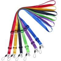 Amuu 6 Pack Lanyard Adjustable 6 Colors Extend Length Lanyards For Id Badges Holder Women Keys Men Id Card Holder Lanyard Cruise