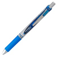 Pentel Energel Rtx Retractable Liquid Gel Pen Black And Blue 07Mm Pack Of 12