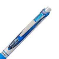 Pentel Energel Rtx Retractable Liquid Gel Pen Black And Blue 07Mm Pack Of 12