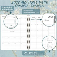 2025 Plannercalendar Planner 2025 Weekly And Monthly Jan 2025 Dec 2025 8 X 10 Ruled Daily Blocks Includes All Maj