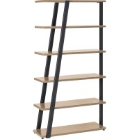 Safco Mirella 5Shelf Sand Dune Bookshelf 368 x 135675 1 Shelf 5 Shelves Material Particleboard Laminate Fi