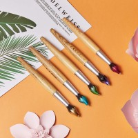 Outus Bamboo Brush Shape Ballpoint Pen Novelty Retractable Paintbrush Ink Pens For Art Activities And School Stationery Christm