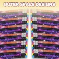 Artcreativity Galaxy Pencils For Kids Pack Of 48 Assorted Outer Space Designs Cute Writing Pencils With Durable Erasers Teac