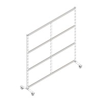 Lorell Doublewide Panel Strip for Adaptable Panel System 67 Width x 05 Depth x 18 Height Aluminum Silver