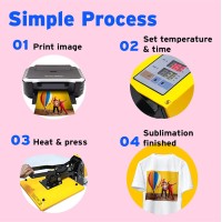 Printers Jack Sublimation Paper 100 Sheets 13 X 19 120 Gsm For Any Epson Sawgrass Inkjet Printer With Sublimation Ink For T