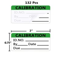 Calibration Stickers Green Black Word Calibration Labels Self Laminating Protects Your Writing From Smearing Tampering And Abra