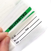 Calibration Stickers Green Black Word Calibration Labels Self Laminating Protects Your Writing From Smearing Tampering And Abra