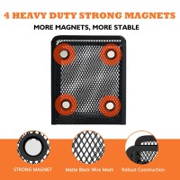 Magnetic Pencil Holder Extra Strong Magnets Mesh Marker Holder Perfect For Whiteboard Refrigerator And Locker Accessories 1