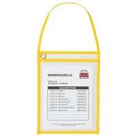 Cline Hanging Strap Shop Ticket Holder Yellow 12 X 9 X 16