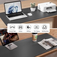 Leather Desk Pad Protector Mouse Pad Office Desk Mat Nonslip Pu Leather Desk Blotter Laptop Desk Pad Waterproof Desk Writing P