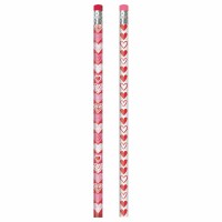 Valentines Day Traditional Pencils 10 Pack Of 24 Lovethemed Colorful Party Favors Perfect For Goodie Bags Kids Parti