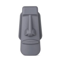 Silicone Chewable Pencil Topper Gray Giant Topper