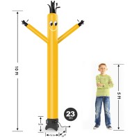 Mounto 10Ft Inflatable Dancer Waving Tube Man Puppet For Store Sign (Yellow)