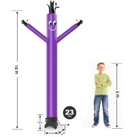 Mounto 10Ft Inflatable Dancer Waving Tube Man Puppet For Store Sign (Purple)