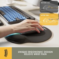 Ergonomic Keyboard Wrist Rest And Mouse Pad With Wrist Support Samit Memory Foam Mouse Cushion Antislip Computer Wrist Rest Pa