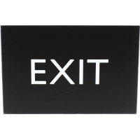 Lorell Llr02671 Exit Sign 1 Each Black