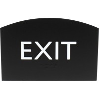 Lorell Llr02680 Exit Sign 1 Each Black