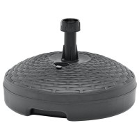 vidaXL Umbrella Base SandWater Filled 53 gal Anthracite Plastic 48771