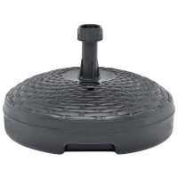 vidaXL Umbrella Base SandWater Filled 53 gal Anthracite Plastic 48771