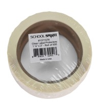 School Smart Vinyl Label Protectors Round Corner Rectangle 114 X 318 Inches Clear Pack Of 5001371577 Pack Of 5