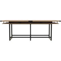 Safco Mirella 1012 StandingHeight Table Base Material Metal Finish Black