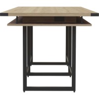 Safco Mirella 1012 StandingHeight Table Base Material Metal Finish Black