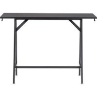 Safco Spark Teaming Table Standingheight Tabletop Black Rectangle Top 60 Table Top Length x 20 Table Top Width x 1 Table