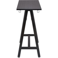 Safco Spark Teaming Table Standingheight Base Powder Coated Base 4225 Height Assembly Required Black