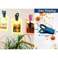 Alnoor Usa 12 Pcs Of Magnetic Chip Clips Magnetic Clips For Refrigerator Chip Clips Magnetic With 6Colors Chip Bag Clips Fo