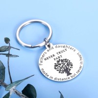 Fathers Day Keychain Gift For Dad Gift From Daughter Stepdaughter Birthday Present For Daddy Stepdad Papa Family Day For Men Sto