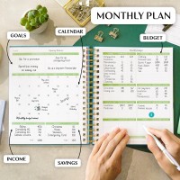 Legend Budget Planner Monthly Bill Organizer With Pockets Home Finance Expense Tracker Notebook For Household Budgeting