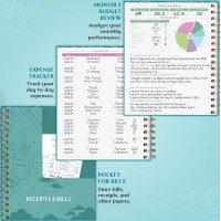 Legend Budget Planner Monthly Bill Organizer With Pockets Home Finance Expense Tracker Notebook For Household Budgeting