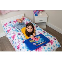 Blues Clues Kids Lap Desk With Storage Folding Lid And Collapsible Design Portable For Travel Or Use In Bed At Home Great