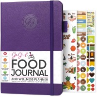 Gogirl Food Journal Wellness Planner Diet Fitness Diary Nutrition Journal With Meal Exercise Weigh Loss Tracker A5