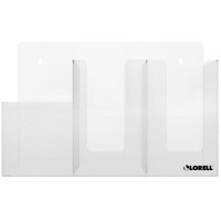 Lorell Acrylic Sanitation Station 99 Height x 148 Width x 45 Depth Wall Mountable Freestanding Countertop Tabletop