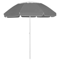 vidaXL Beach Umbrella Anthracite 1181 4718