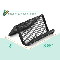 Mr Pen Metal Mesh Card Holder 3 Pack Black Card Holder For Desk Business Cards Desk Card Holder Business Card Stand Busi