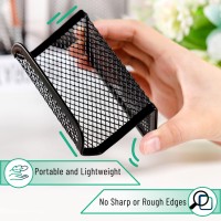 Mr Pen Metal Mesh Card Holder 3 Pack Black Card Holder For Desk Business Cards Desk Card Holder Business Card Stand Busi