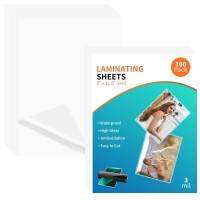 Labelmore Thermal Laminating Pouches Laminating Sheets Thermal Laminating Paper For Laminator 9 X 115Inchesletter Size