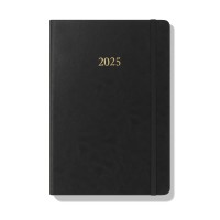 Wykehams Executive 2025 Daily Journal Planner Customization Available Black 85 55