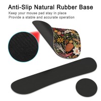 Keyboard Wrist Rest Memory Foam Ergonomic Mouse Pad With Computer Wrist Support Set With Nonslip Rubber Base Coaster For Home