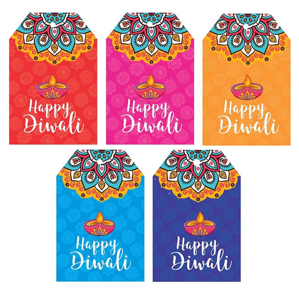 Svm Craft Happy Diwali Gift Tag Colour Full Diwali Decoration In Multicolored Happy Diwali Tags Happy Diwali Gift Decoration Tag