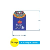 Svm Craft Happy Diwali Gift Tag Colour Full Diwali Decoration In Multicolored Happy Diwali Tags Happy Diwali Gift Decoration Tag