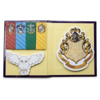 Silver Buffalo Harry Potter Hogwarts Sticky Note And Sticky Tab Box Set Work Memo Notepad Stationery Paper Home School Suppli